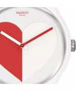 Zegarek Swatch Half <3 Red SO29Z113