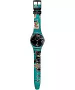 Zegarek Swatch Ishtar by Jean-Michel Basquiat SUOZ356