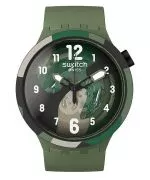 Zegarek Swatch Look Right Thru Green Pay! SB05G108-5300