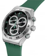 Zegarek Swatch New Irony Carbonic Green Chrono YVS525