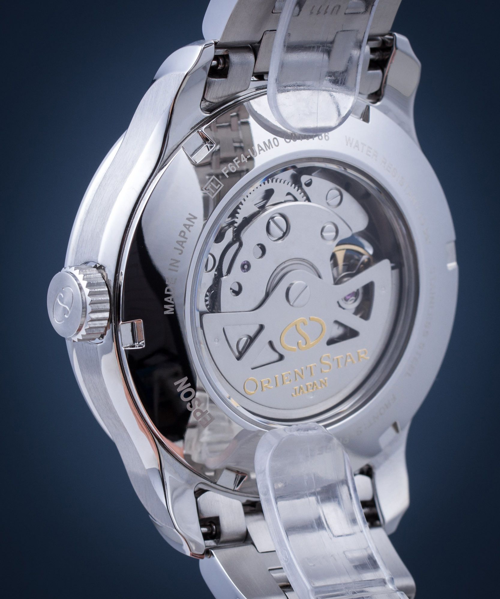 ORIENT STAR Contemporary Layered Skeleton RE-AV0B10G00B Orologio Meccanico da Uomo in Pelle