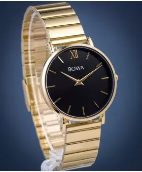Zegarek damski BOWA London Black-Gold Steel 33