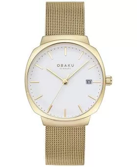 Zegarek damski Obaku Felt Lille Gold