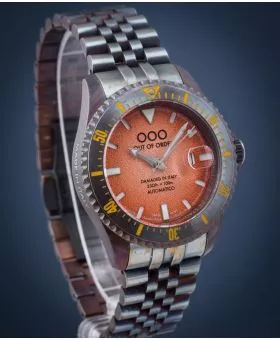 Zegarek Out Of Order Swiss Automatico Orange