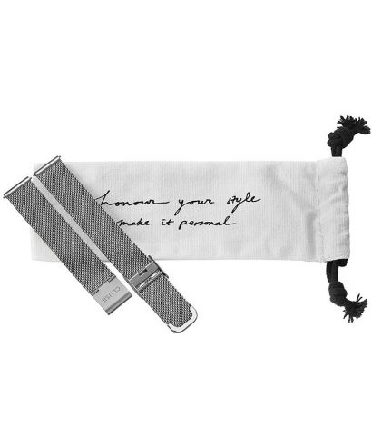 Bransoleta Cluse Minuit Mesh Silver 16 mm				