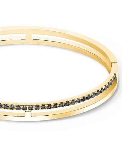 Bransoletka Coeur de Lion Eternal Unity Bangle Gold Black