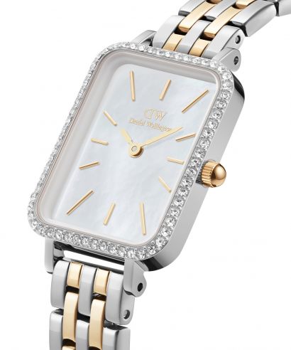 Zegarek damski Daniel Wellington Quadro Lumine Bezel 5-Link Two-Tone 20