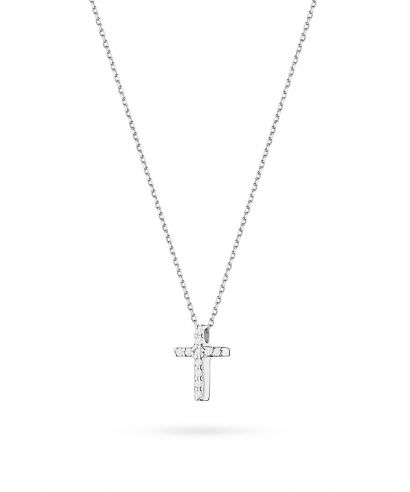 Łańcuszek Bonore 42 - 45 cm ze Złota próby 585 z diamentem 0,06 ct