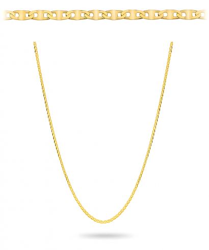 Łańcuszek Bonore 45 cm. Splot Gucci ze złota próby 585 o szerokości 1 mm