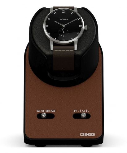Rotomat Beco Technic Boxy BLDC Nightstand EXT Brown modularny na 1 zegarek z kablem USB