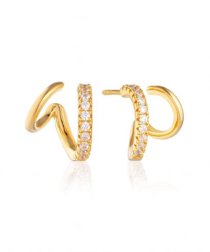 Kolczyki Sif Jakobs Ellera Due Grande Srebro 925 + Złoto 18K