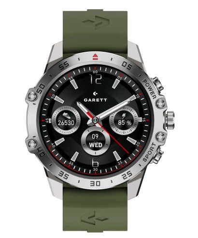 Smartwatch Garett V14 Srebrny SET