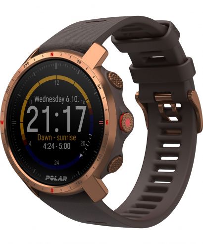 Smartwatch Polar Grit X Pro Brązowo-Miedziany M/L