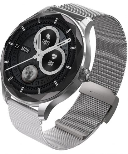 Smartwatch Garett Viva Srebrny SET