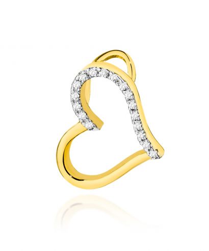 Zawieszka Bonore ze Złota próby 585 z diamentem 0,08 ct