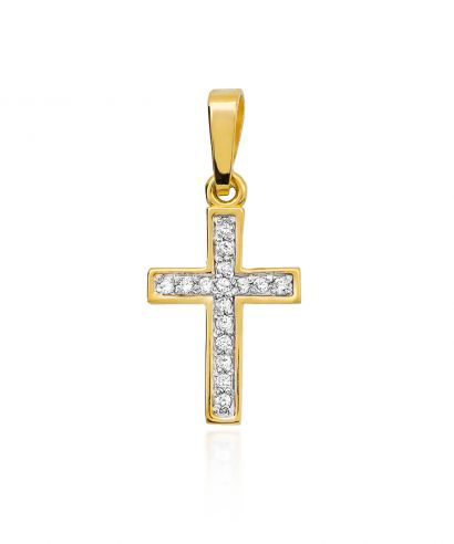Zawieszka Bonore ze Złota próby 585 z diamentem 0,08 ct