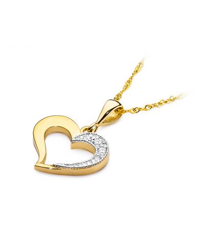 Zawieszka Bonore ze Złota próby 585 z diamentem 0,06 ct