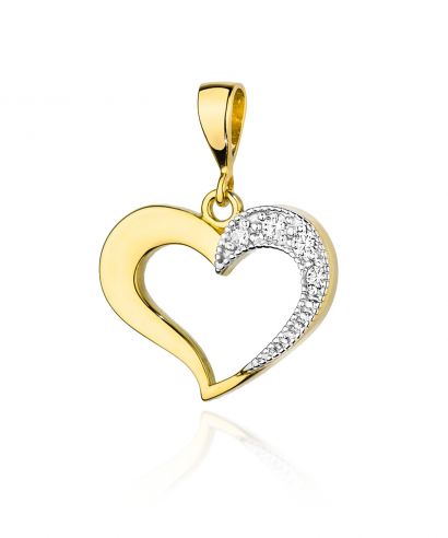 Zawieszka Bonore ze Złota próby 585 z diamentem 0,06 ct