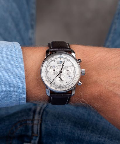 Zegarek męski Zeppelin 100 Jahre Zeppelin Chronograph Alarm