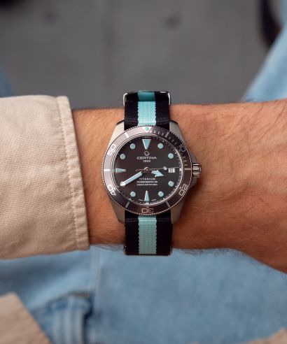 Zegarek męski Certina DS Action Diver Titanium Powermatic 80