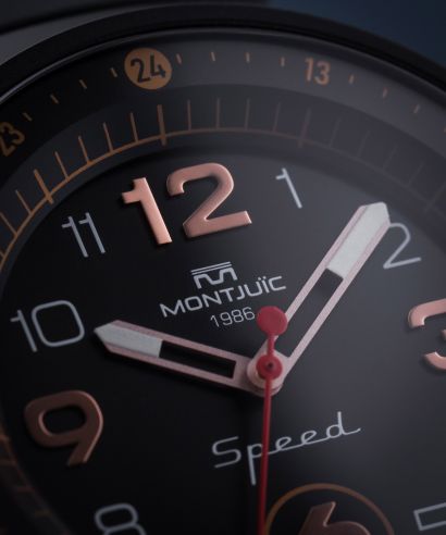 Zegarek męski Montjuic Speed Elegance Bronze PVD