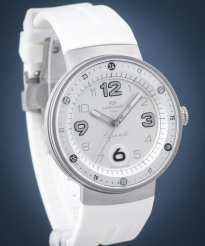 Zegarek damski Montjuic Speed Lella Lombardi White SS