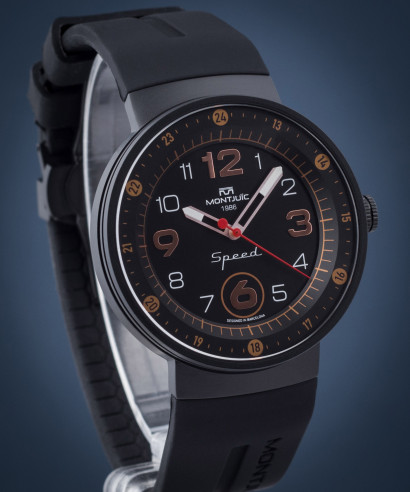 Zegarek męski Montjuic Speed Elegance Bronze PVD