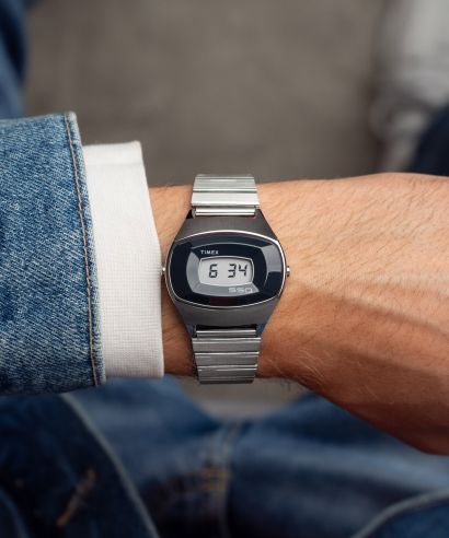 Zegarek męski Timex Q 1975 SSQ Digital Reissue