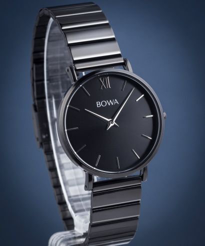 Zegarek damski BOWA London Full Black Steel 33