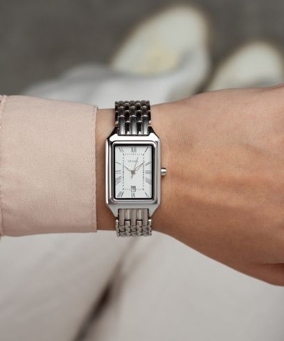 Zegarek damski BOWA Barcelona White Silver Steel 23