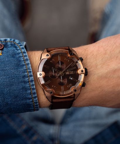 Zegarek męski Diesel Spiked Spiked Chronograph