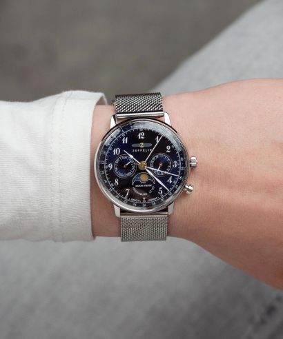 Zegarek damski Zeppelin LZ129 Hindenburg Moonphase