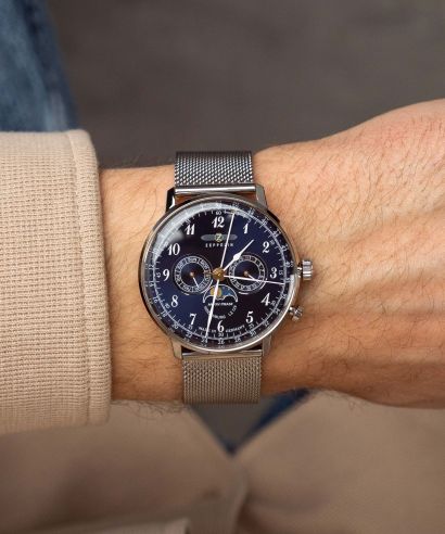 Zegarek męski Zeppelin Hindenburg Moonphase