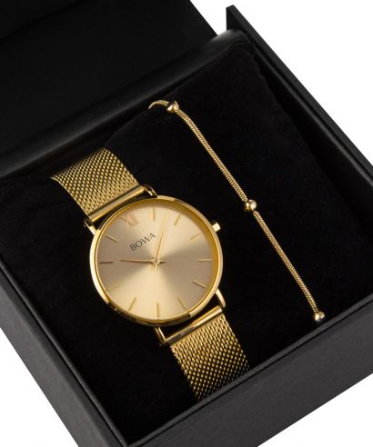 BOWA London Full Gold 33 Gift Set (zegarek + bransoletka)