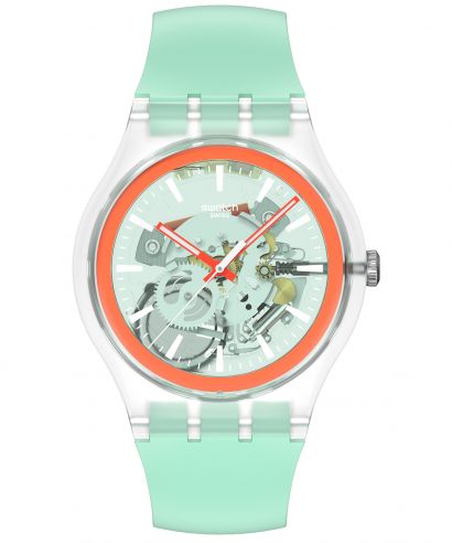 Zegarek Swatch Swatch Pay Sweetly Mint Pay