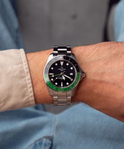 Zegarek męski Certina DS Action GMT Powermatic 80