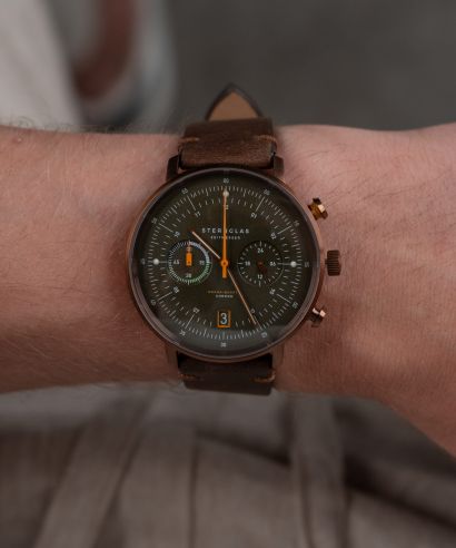 Zegarek męski Sternglas Hamburg Mecha-Quartz Chrono