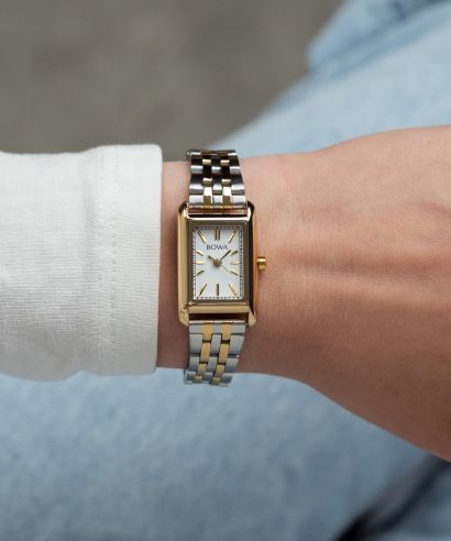 Zegarek damski BOWA Paris White Silver-Gold Steel 20