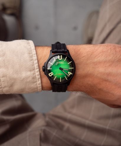 Zegarek męski U-BOAT Darkmoon 40mm Green PVD Soleil