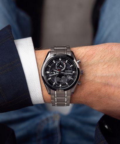 Zegarek męski Citizen Tsukiyomi Radio Controlled Moonphase