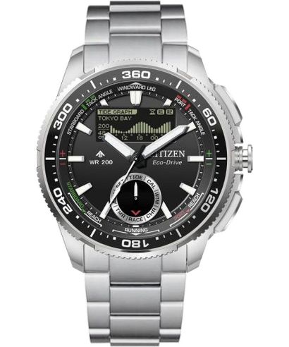 Zegarek męski Citizen Promaster Marine Wave Tracker Eco-Drive Chronograph