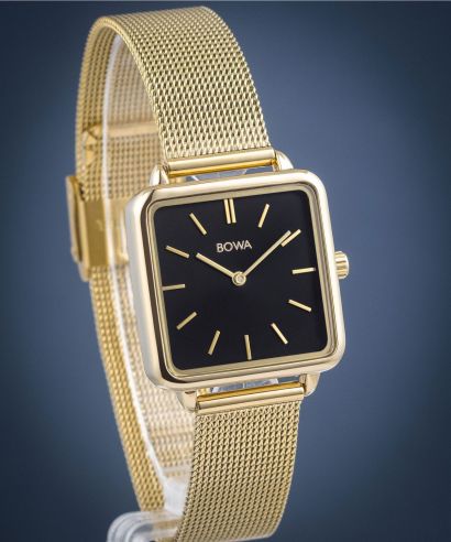Zegarek damski BOWA Vienna Black Gold Mesh 29