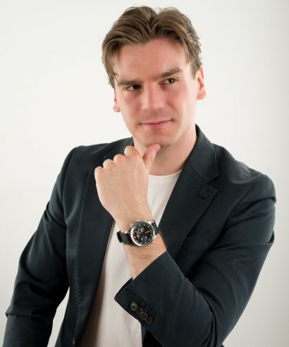 Zegarek męski Fortis Flieger F-43 Bicompax Chronograph