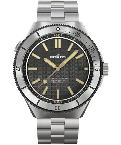 Zegarek męski Fortis Marinemaster M-44 Black Resin Automatic