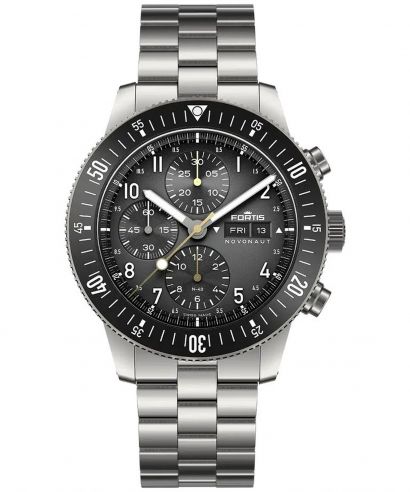 Zegarek męski Fortis Novonaut N-42 Titanium Chronograph Automatic Legacy Edition