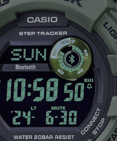 Zegarek  Casio G-SHOCK Camo G-SQUAD Bluetooth Sync Step Tracker