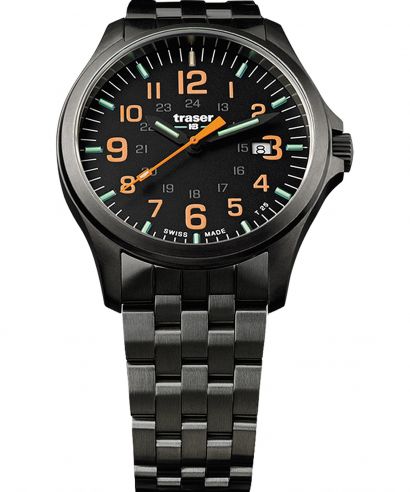 Zegarek męski Traser P67 Officer Pro Gun Metal Black/Orange
