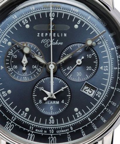 Zegarek męski Zeppelin 100 Jahre Chrono Alarm