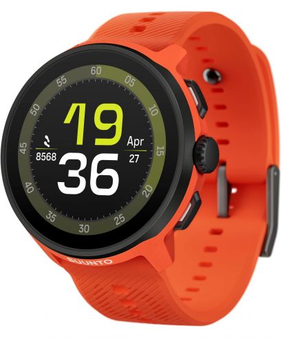 Zegarek multisportowy Suunto Run Coral Orange Silicone Strap