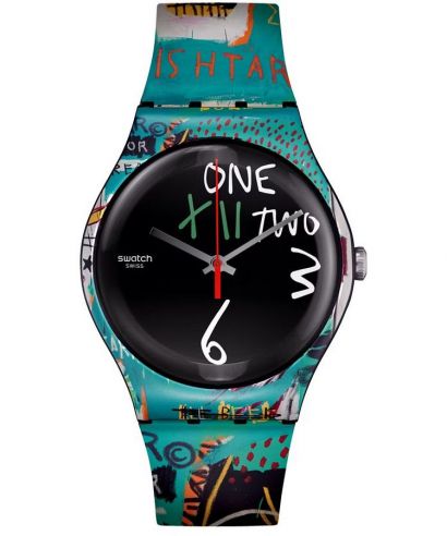 Zegarek Swatch Ishtar by Jean-Michel Basquiat